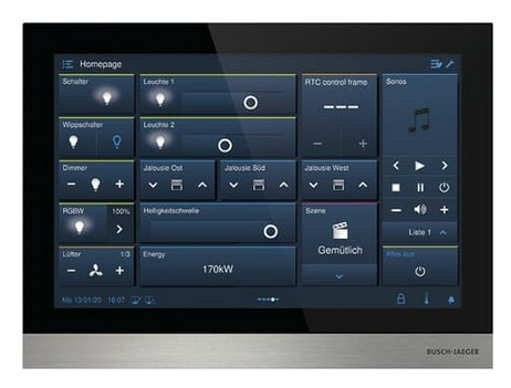 Busch-Jaeger H8237-5B-03 IP touch 10 LAN/LAN schwarz von Busch-Jaeger