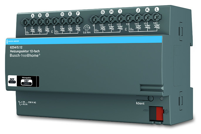 Busch-Jaeger Heizungsaktor 6-fach 6254/0.6 von Busch-Jaeger