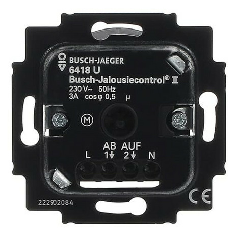 Busch-Jaeger Jalousie-Basis-Einsatz 6418 U von Busch-Jaeger