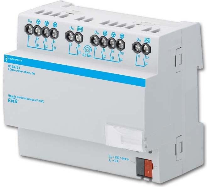 Busch-Jaeger KNX REG-Lüfter-Aktor 6164/51 2CKA006151A0242 Busch-Jaeger KNX REG-Lüfter-Aktor 6164/51 2CKA006151A0242 von Busch-Jaeger