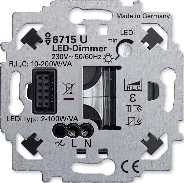 Busch-Jaeger LED-Dimmer-Einsatz 6715 U 2CKA006710A0003 Busch-Jaeger LED-Dimmer-Einsatz 6715 U 2CKA006710A0003 von Busch-Jaeger