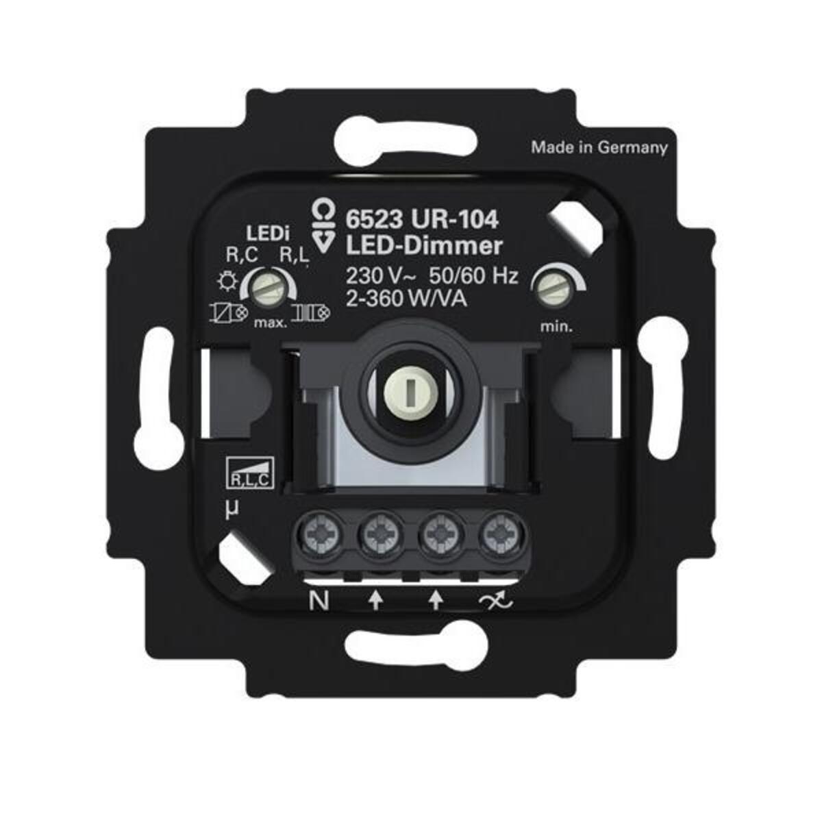 Busch-Jaeger LED-Dimmer. 2+3 Draht mit 6523 UR-104 2CKA006512A0353 Busch-Jaeger LED-Dimmer. 2+3 Draht mit 6523 UR-104 2CKA006512A0353 von Busch-Jaeger