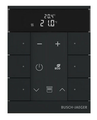 Busch-Jaeger SBR-F-6.0.11-885 RTR, 6fach, schwarz mat von Busch-Jaeger