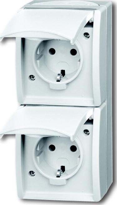 Busch-Jaeger SCHUKO-Zweifachsteckdose 20-02 EW-54 2CKA002084A0710 Busch-Jaeger SCHUKO-Zweifachsteckdose 20-02 EW-54 2CKA002084A0710 von Busch-Jaeger