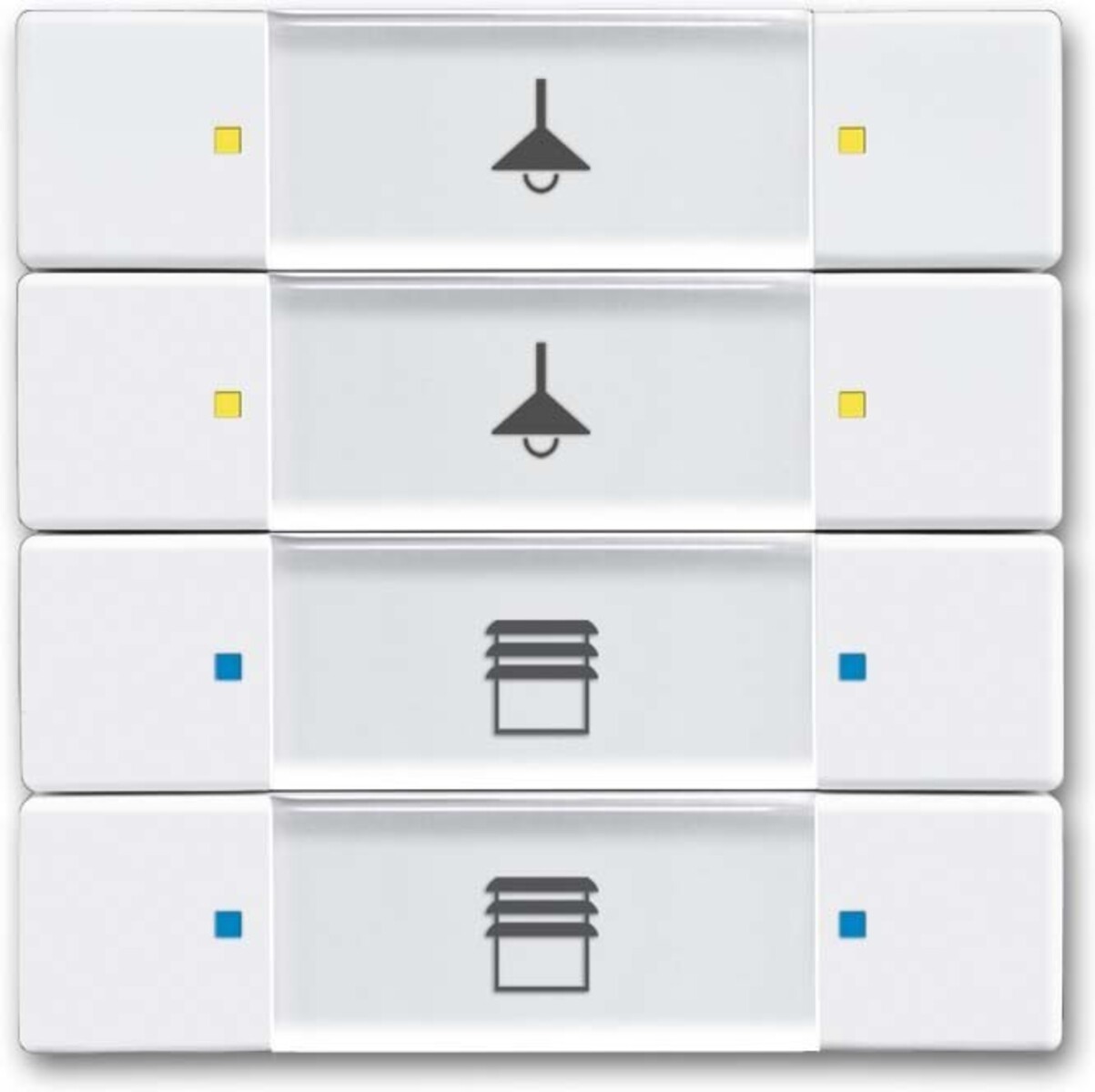 Busch-Jaeger Tastsensor 4/8fach 6127/02-84 2CKA006117A0212 von Busch-Jaeger
