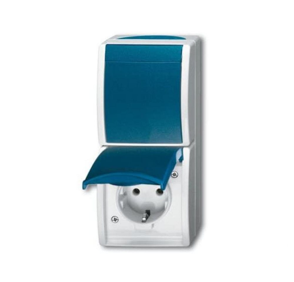 Busch-Jaeger Verteiler Busch-Jaeger 2601/6/20 EW-53, Kombination SCHUKO® Steckdose, mit Wip von Busch-Jaeger