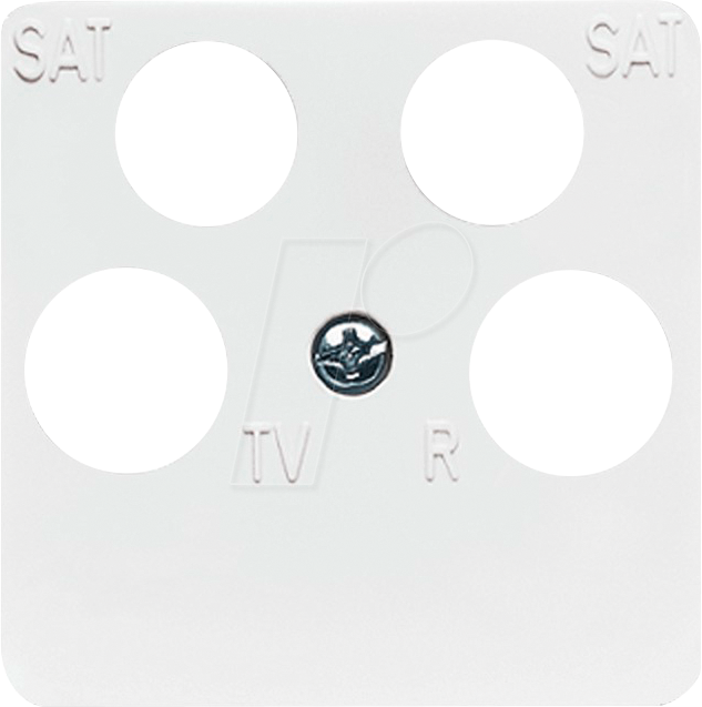 EL REFLEX ZS-SA4 - 2 SAT+TV+Radio Zentralscheibe für REFLEX-SI von Busch-Jaeger