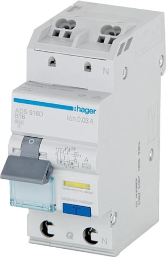 Hager ADS910D FI-LS 1P+N 6kA B-10A 30mA Typ A QC Hager ADS910D FI-LS 1P+N 6kA B-10A 30mA Typ A QC von Busch-Jaeger