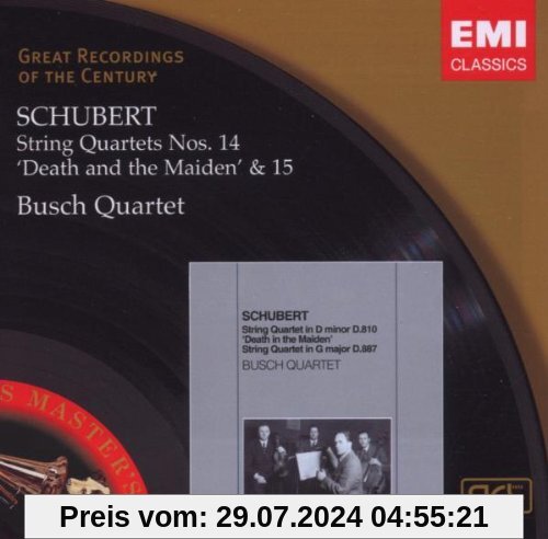 Streichquartette 14 & 15 von Busch Quartet