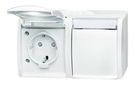 BUSCH 20/2 EBW-54 20/2 EBW-54 SCHUKO® Doppelsteckd von Busch