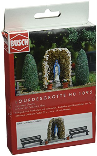 Busch 1095 H0 Lourdesgrotte Fertigmodell von Busch