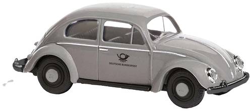 Busch 52964 H0 PKW Modell Volkswagen Käfer Ovalfenster DBP grau von Busch