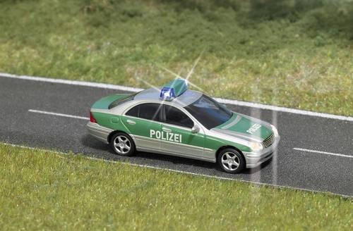 Busch 5630 H0 Einsatzfahrzeug Modell Mercedes Benz C-Klasse Polizei von Busch