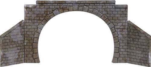 Busch 8841 TT Tunnel-Portal 2gleisig Fertigmodell von Busch