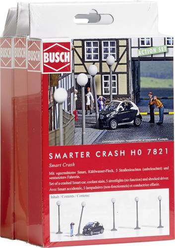 Busch 9757 H0 BU 3 Action-Sets mit Figuren Fertigmodell von Busch