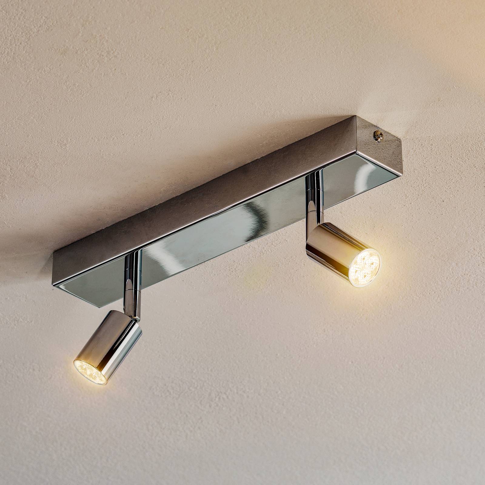 Modern gestaltete LED-Deckenleuchte 2-flg Modern gestaltete LED-Deckenleuchte 2-flg von Busch