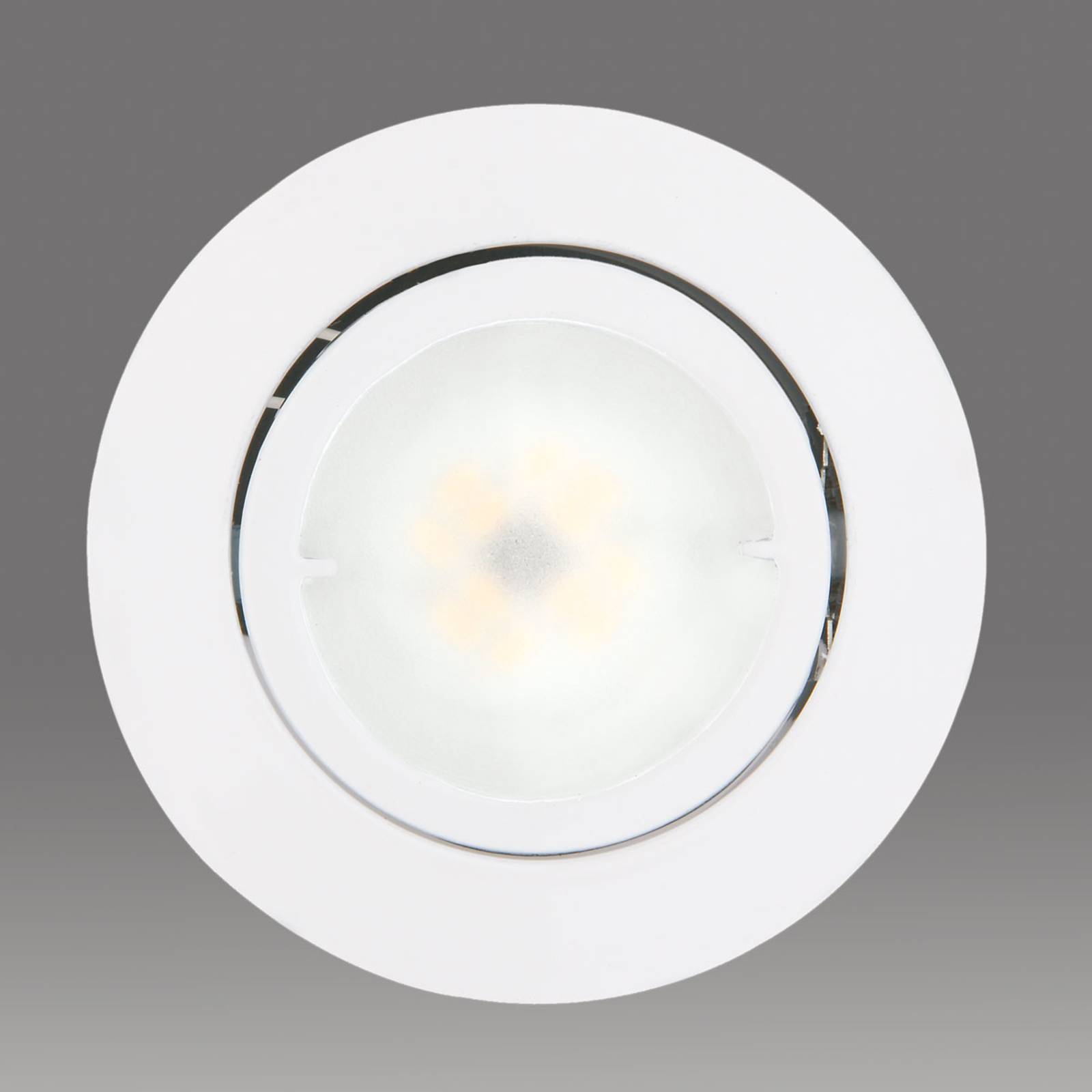 Moderne LED-Einbauleuchte 5W, weiß von Busch