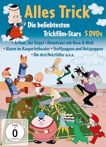 Alles Trick - Die beliebtesten Trickfilm-Stars [5 DVDs] von BuschFunk VertriebsGmbH