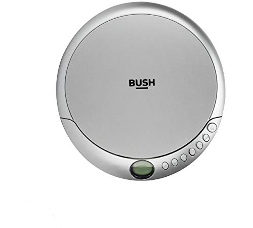 Bush CD-Player, tragbar, Joggensicher, silberfarben von Bush Ltd