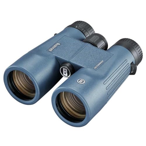 Buhsnell - H2O 2 - Fernglas - 8x42 Dunkelblaues - Dachkant - Vollvergütet - Wasserdicht/Beschlagfrei - Drehbare Augenmuscheln - Wassersport - Bootfahren - 158042R von Bushnell