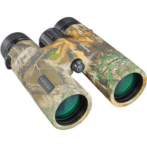 Bushnell Fernglas 10X42 Engage X Real Tree - brilliante Bildqualität, kontrastreich, kompakt, beschlägt nicht, besonders beschichtete Linsen, BENX1042RB von Bushnell