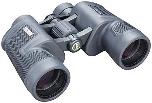 Bushnell Fernglas 12x42 H2O Porro - wasserdicht, extrem robust, für Segeln, besonders guter Halt, trotzt jedem Wetter, große Vergrößerung, 134212 von Bushnell