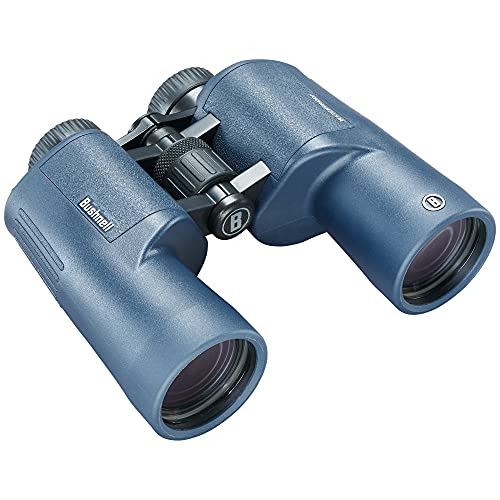 Bushnell - H2O 2 - Fernglas - 7x50 Dunkelblau Porro - Voll multivergütet - Wasserdicht/Beschlagfrei - Drehbare Augenmuscheln - Wassersport - Bootfahren von Bushnell