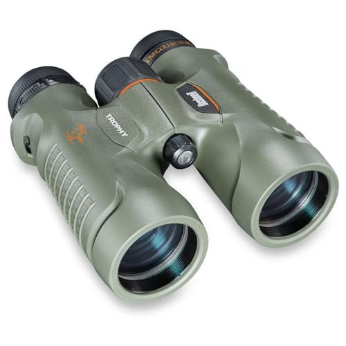 Bushnell - Trophy - 10x42 - Grün - Dachkantprisma - Voll multivergütet - Wasserdicht - Vogelbeobachtung - Reisen - Wildtiere - im Freien - Tiere - Fernglas - 334210 von Bushnell