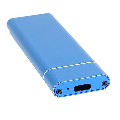 NVME-SSD-Gehäuse, Plug-and-Play-Dual-Protokoll-SSD-Gehäuse für 2260 Mm (Blue) von BusoTh