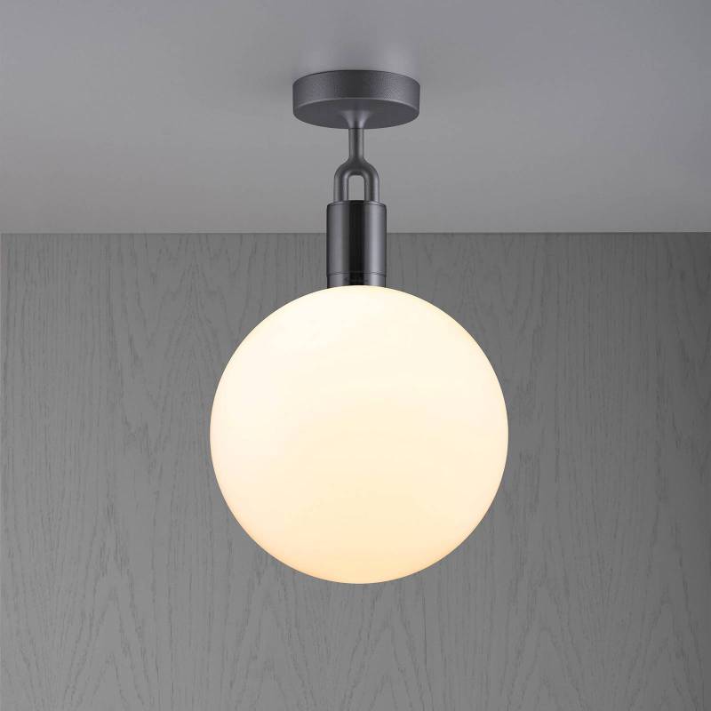 Buster + Punch Forked gunmetal/Glas opal Ø 29cm von Buster + Punch