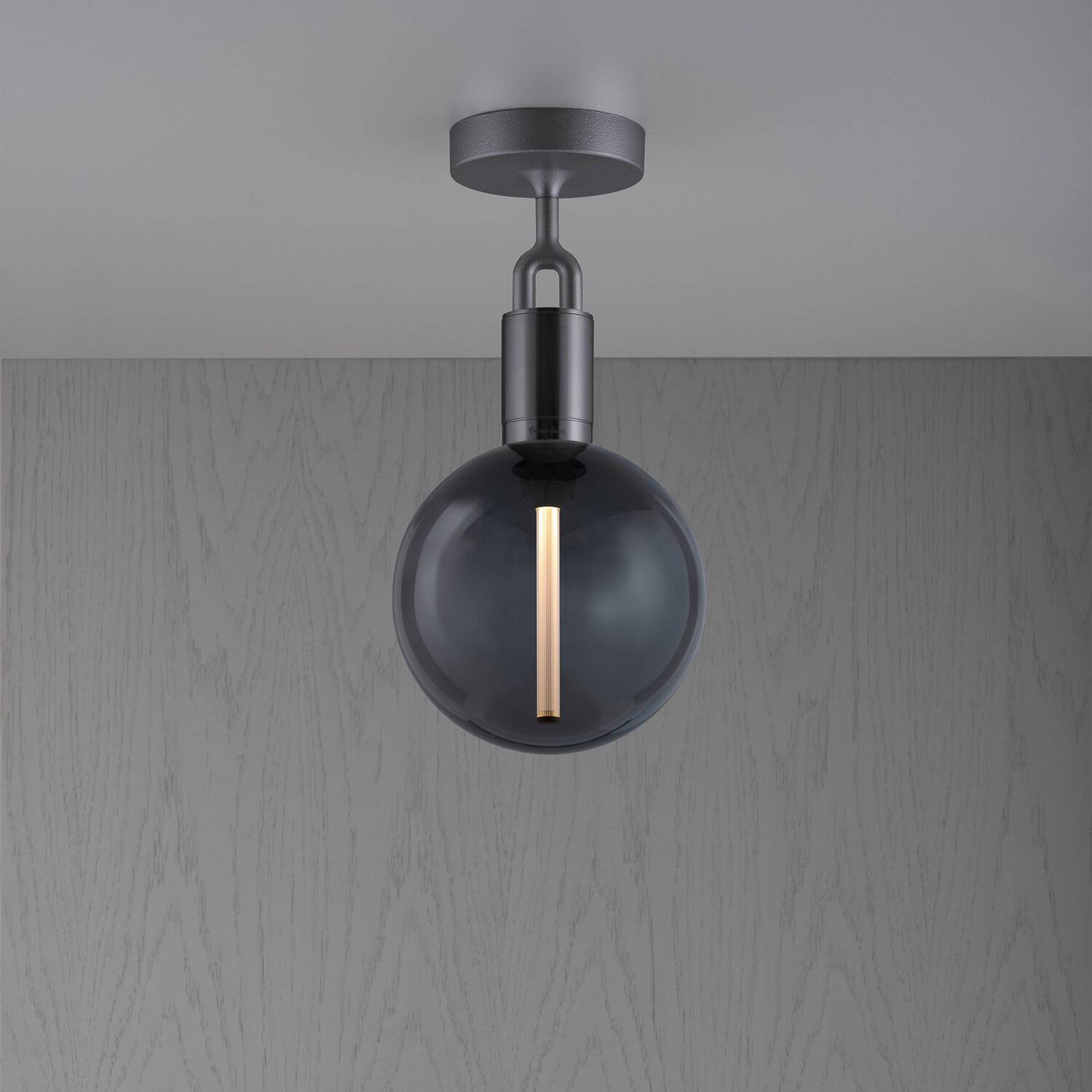 Buster + Punch Forked gunmetal/Glas rauch Ø 20cm Buster + Punch Forked gunmetal/Glas rauch Ø 20cm von Buster + Punch