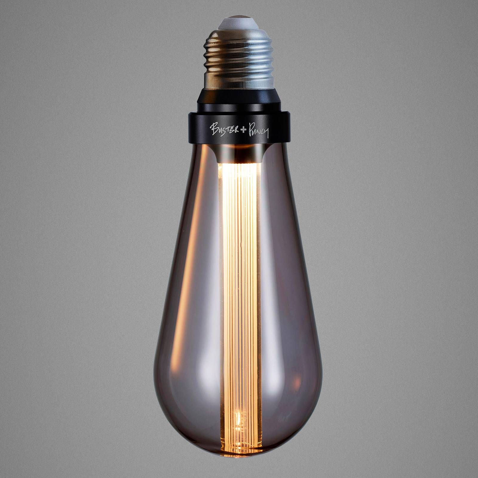 Buster + Punch LED-Lampe E27 2W dimmbar smoked von Buster + Punch