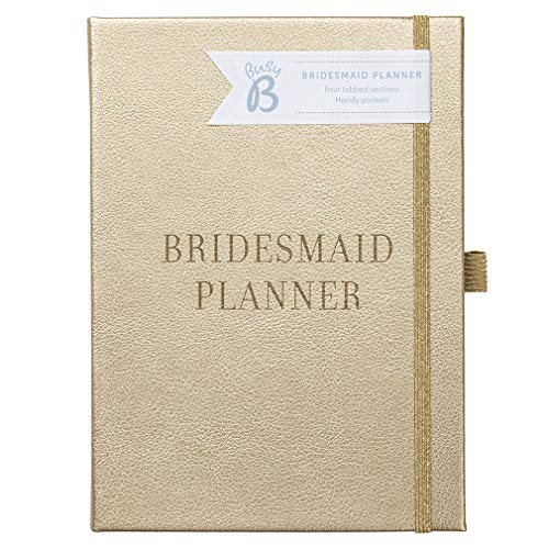 Busy B Hochzeitsplaner für die Brautjungfer – goldener A5-Organizer aus Kunstleder Busy B Hochzeitsplaner für die Brautjungfer – goldener A5-Organizer aus Kunstleder von Busy B