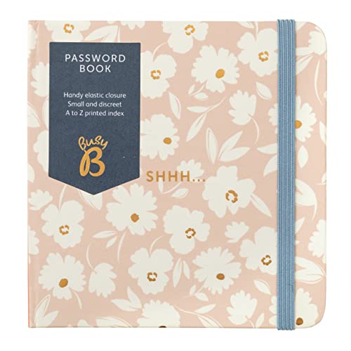 Busy B Passwortbuch - A-Z Registerkarten-Notizbuch für Internet-Anmeldeinformationen - Pink von Busy B