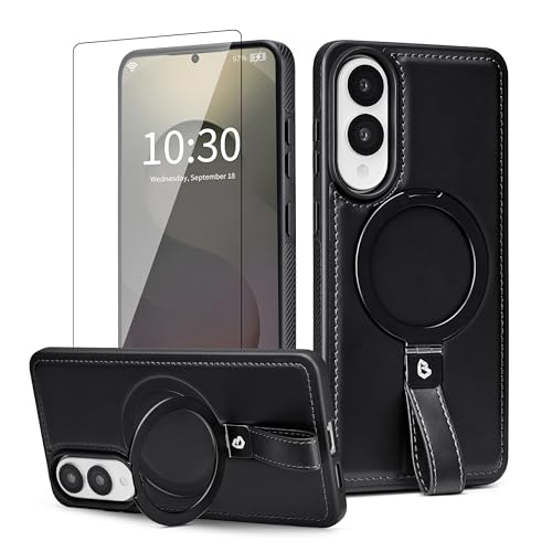 Schutzhülle für Samsung Galaxy S25 Edge, mit rutschfestem Griff, magnetischer Ständer, mit Displayschutzfolie, Schutzhülle für S25 Edge, kompatibel mit MagSafe, integrierter Ständer, für Männer und Schutzhülle für Samsung Galaxy S25 Edge, mit rutschfestem Griff, magnetischer Ständer, mit Displayschutzfolie, Schutzhülle für S25 Edge, kompatibel mit MagSafe, integrierter Ständer, für Männer und von Butaiga