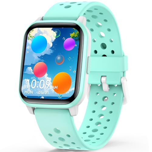 Butele Kinder Smart Watch Mädchen Jungen Smart Watch für Kinder Smart Watch Geschenke für 4-16 Jahre alt mit Schlafmodus 20 Sportmodi Schrittzähler Geburtstagsgeschenk für Jungen Mädchen (A-Grün) von Butele