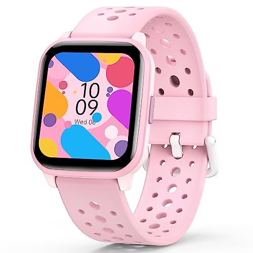 Butele Kinder Smart Watch Mädchen Jungen Smart Watch für Kinder Smart Watch Geschenke für 4-16 Jahre alt mit Schlafmodus 20 Sportmodi Schrittzähler Geburtstagsgeschenk für Jungen Mädchen (Rosa) von Butele