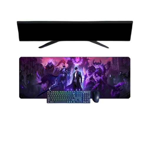 ButkUs Solo Leveling Gaming-Mauspad, XXL, 800 x 300 mm, 3 mm, wasserdicht und rutschfest, strukturierte Oberfläche für PC und Laptops von ButkUs