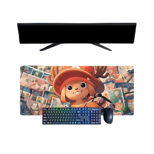 One Piece Chopper Mauspad XXL Multifunktion Gaming Anime Maus 3 mm Büro rutschfest strukturierte Oberfläche für Computer Gamer Haus und Laptops von ButkUs