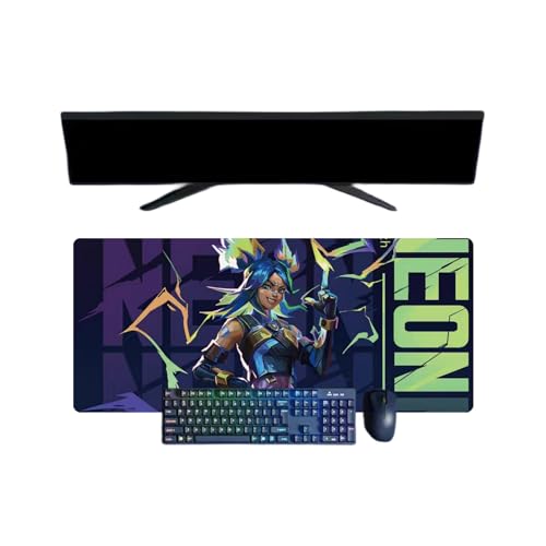 Valorant Game, XXL-Mauspad, 800 x 300 mm, Gaming-Tastatur, wasserdicht und 3 mm, rutschfeste Gummibasis, strukturierte Oberfläche Valorant Game, XXL-Mauspad, 800 x 300 mm, Gaming-Tastatur, wasserdicht und 3 mm, rutschfeste Gummibasis, strukturierte Oberfläche von BUTKUS