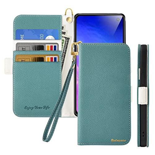 Butnyeoe Handyhülle für Samsung Galaxy S10e Klappbar Hülle,Litschi Textur Leder Wallet Schutzhülle Tasche Flip Cover Case,Magnetic Closure Klapphülle mit Kartenfach Standfunktion,Blau Grün Butnyeoe Handyhülle für Samsung Galaxy S10e Klappbar Hülle,Litschi Textur Leder Wallet Schutzhülle Tasche Flip Cover Case,Magnetic Closure Klapphülle mit Kartenfach Standfunktion,Blau Grün von Butnyeoe