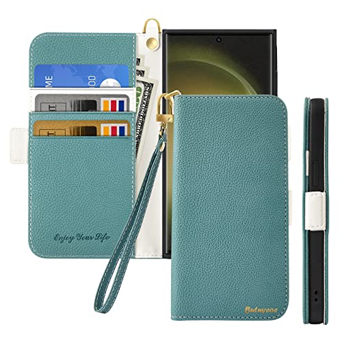 Butnyeoe Handyhülle für Samsung Galaxy S25 Edge Klappbar Hülle,Litschi Textur Leder Wallet Schutzhülle Tasche Flip Cover Case,Magnetic Closure Klapphülle mit Kartenfach Standfunktion,Blau Grün Butnyeoe Handyhülle für Samsung Galaxy S25 Edge Klappbar Hülle,Litschi Textur Leder Wallet Schutzhülle Tasche Flip Cover Case,Magnetic Closure Klapphülle mit Kartenfach Standfunktion,Blau Grün von Butnyeoe