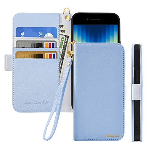 Butnyeoe Handyhülle für iPhone SE 2022/iPhone SE 2020/iPhone 8/iPhone 7 Klappbar Hülle,Litschi Textur Leder Wallet Schutzhülle Tasche Flip Cover Case Klapphülle mit Kartenfach,Helles Blau Butnyeoe Handyhülle für iPhone SE 2022/iPhone SE 2020/iPhone 8/iPhone 7 Klappbar Hülle,Litschi Textur Leder Wallet Schutzhülle Tasche Flip Cover Case Klapphülle mit Kartenfach,Helles Blau von Butnyeoe