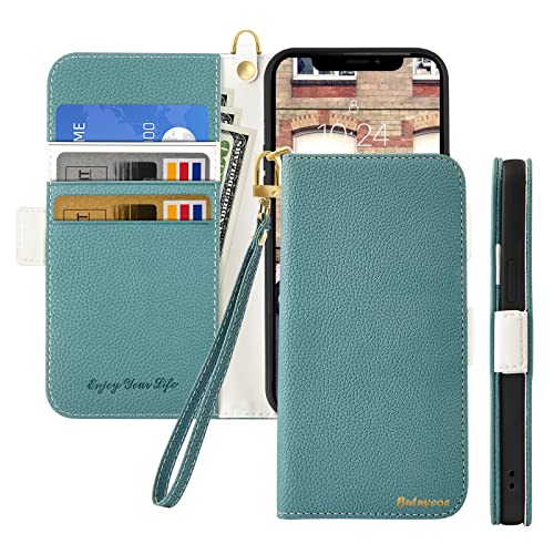 Butnyeoe Handyhülle für iPhone XR Klappbar Hülle,Litschi Textur Leder Wallet Schutzhülle Tasche Flip Cover Case,Magnetic Closure Klapphülle mit Kartenfach Standfunktion,Blau Grün Butnyeoe Handyhülle für iPhone XR Klappbar Hülle,Litschi Textur Leder Wallet Schutzhülle Tasche Flip Cover Case,Magnetic Closure Klapphülle mit Kartenfach Standfunktion,Blau Grün von Butnyeoe