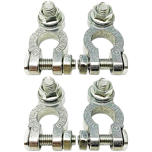 ButterFox earphones2 Pair Battery Terminal Connectors 12V/24V M8 Bolt,Universal Heavy Positive Negative Stud Type Battery Connector Clamp for Motorcycles,Cars,Motorhome,Ships ButterFox earphones2 Pair Battery Terminal Connectors 12V/24V M8 Bolt,Universal Heavy Positive Negative Stud Type Battery Connector Clamp for Motorcycles,Cars,Motorhome,Ships von ButterFox