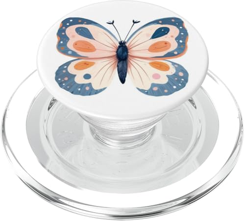 Blauer Schmetterling PopSockets PopGrip für MagSafe Blauer Schmetterling PopSockets PopGrip für MagSafe von Butterfly Phone Popper