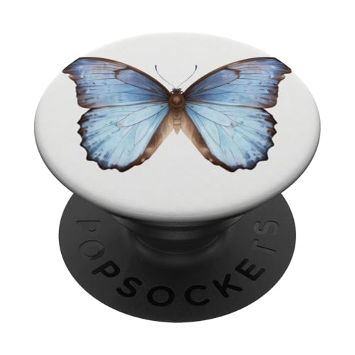 Niedlicher blauer Schmetterling PopSockets Klebender PopGrip Niedlicher blauer Schmetterling PopSockets Klebender PopGrip von Butterfly Phone Popper