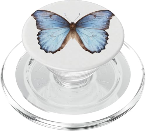 Niedlicher blauer Schmetterling PopSockets PopGrip für MagSafe Niedlicher blauer Schmetterling PopSockets PopGrip für MagSafe von Butterfly Phone Popper