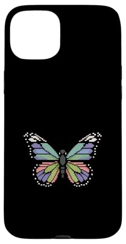 Butterfly Pixel Art Retro Spiele Gamer Jungen Mädchen Kinder Hülle für iPhone 15 Plus von ButterflyAxis1