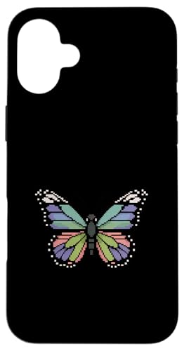 Butterfly Pixel Art Retro Spiele Gamer Jungen Mädchen Kinder Hülle für iPhone 16 Plus von ButterflyAxis1